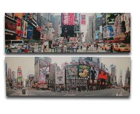 Obraz "NEW YORK-TIME SQ." 140x45x4/2dr.