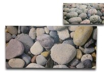 Obraz "STONES" 81x38x2/2dr.