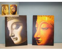 Obraz "BUDDHA-HEAD" 50x70x2/4dr.