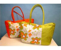 Plážová taška "orange&green" 66x19x36/2b
