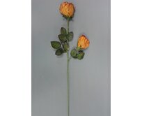 Růže "YELLOW" 60cm/2x květ (latex)