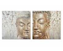 Obraz "BUDDHA" 100x100x3.8cm/plátno