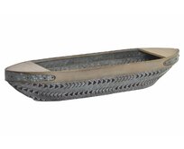 Mísa "CANOE-METAL/WOOD" 73.5x22x12cm