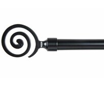 Kovová konzole "SPIRAL BLACK" 160-300cm