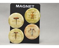 Magnet "WINE-metal" 8cm/4dr.