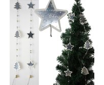 Girlanda "X-MASS WOODEN" 7x130cm/2dr.