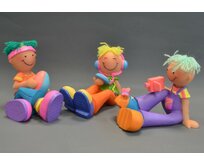 Figurka "BOYS-sitting" 8x7cm/3dr.