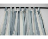 Záclona "blue strips" 110x260cm