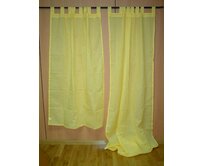 Záclona "yellow cotton" 110x260cm