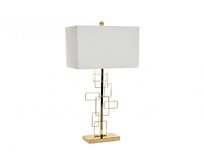 Stolní lampa "SQUARE GOLDEN" 41x23x79cm