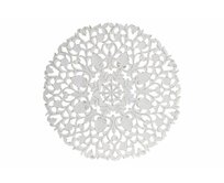 Dekorace "WOODEN MANDALA" 90x2x90cm
