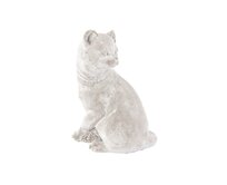 Soška "SITTING CAT-cement" 14x10x20cm
