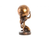 Socha "ATLAS" 17x15x35cm-resin