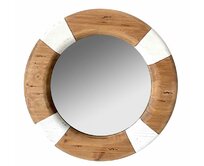 Zrcadlo "ZÁCHRANNÝ KRUH" dřevo 40x2.5cm