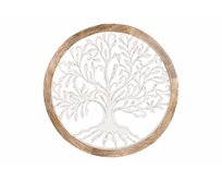 Dekorace na zeď "STROM ŽIVOTA" 63x3x63cm