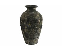 Terakotová váza "AGED DARK" 26x26x46.5cm