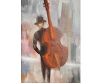 Originální olejomalba "A Foggy Day". Olej na plátně. 50 x 35 cm., nerámováno, signováno.