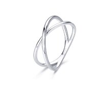 Stříbrný prsten Twist Velikost: 51 51, stříbro Ag 925/1000