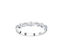 Klenoty Amber Stříbrný prstýnek Edina se zirkony Velikost: 52  stříbrná , 52, stříbro Ag 925/1000