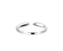 Stříbrný otevřený prsten Odvaha Velikost: 52  stříbrná , 52, stříbro Ag 925/1000