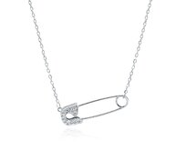 Klenoty Amber Luxusní stříbrný náhrdelník - špendlík  stříbrná , stříbro Ag 925/1000