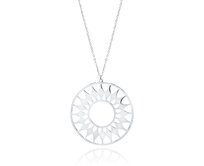 Klenoty Amber Stříbrný náhrdelník - mandala slunce stříbrná , stříbro Ag 925/1000