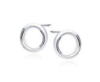 Klenoty Amber Stříbrné náušnice karma stříbrná , stříbro Ag 925/1000