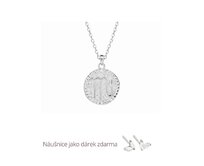 Klenoty Amber Stříbrný náhrdelník Štír stříbrná , stříbro Ag 925/1000