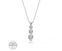 Klenoty Amber Stříbrný náhrdelník Swarovski stříbrná , stříbro Ag 925/1000