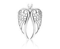 Klenoty Amber Stříbrná andělská křídla - přívěsek stříbrná , stříbro Ag 925/1000