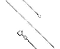 Klenoty Amber Stříbrný řetízek hranatý 42 cm  stříbrná , stříbro Ag 925/1000