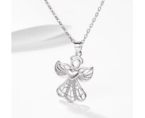 Klenoty Amber Náhrdelník Strážný anděl  stříbrná , stříbro Ag 925/1000