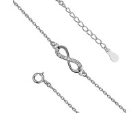 Klenoty Amber Stříbrný náramek nekonečno Forever  stříbrná , stříbro Ag 925/1000