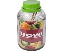 Browin Nakládací nádoba na zelí a okurky 5l sklo + kleště