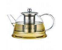 kamille Konvice skleněná na čaj s nerezovým sítkem 1500 ml, KM-0784L