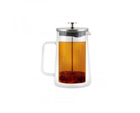 Vialli Design Konvice na čaj, kávu French Press dvoustěnná 1000ml, DIVA 9279