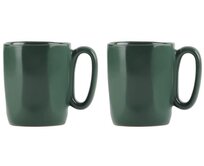 Vialli Design Sada 2 keramických hrnků, ESPRESSO 80 ml, zelené, FUORI 29972