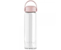Vialli Design Láhev, 540 ml, skleněná, růžová_FUORI 0268
