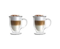 Vialli Design Sada 2 dvoustěnných latte hrnků, 250 ml, AMO 6421