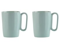 Vialli Design Sada 2 keramických hrnků, 250 ml, mint, FUORI 30053