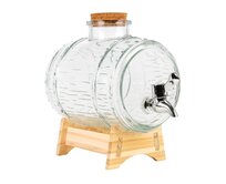 DuraHome Skleněný soudek ŠTĚSTÍ 2000ml