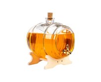 DuraHome Skleněný soudek ŠTĚSTÍ LUX, 2l, hladká