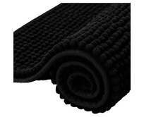 DuraHome Koupelnová předložka CHENILL, 50x80, černá