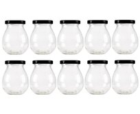 DuraHome Sklenice zavařovací 245ml s víčkem 58, 10ks