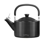 Vialli Design Čajová konvice s píšťalkou,1,5l, matný grafit, DIAMANTE 28197