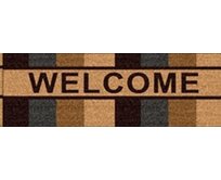DuraHome Rohož PVC & kokos, Welcome, 25x75 cm