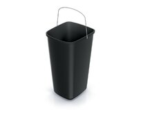 Prosperplast Odpadkový koš COMPACTA Q basic recyklovaný černý, objem 25l recyklovaná černá, 28.7, Plast