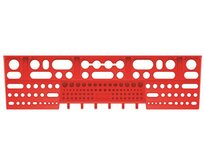 Prosperplast Držák na nářadí BINEER SHELFS 580x158mm, červený červená, 58, Plast