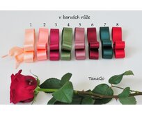 TanaGo Starorůžové saténové tkaničky no.5 Velikost: 120 cm, Barva: Růžová Růžová, 120 cm