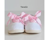 TanaGo Světlé růžové tkaničky no.3 Velikost: 80 cm, Barva: Růžová Růžová, 80 cm